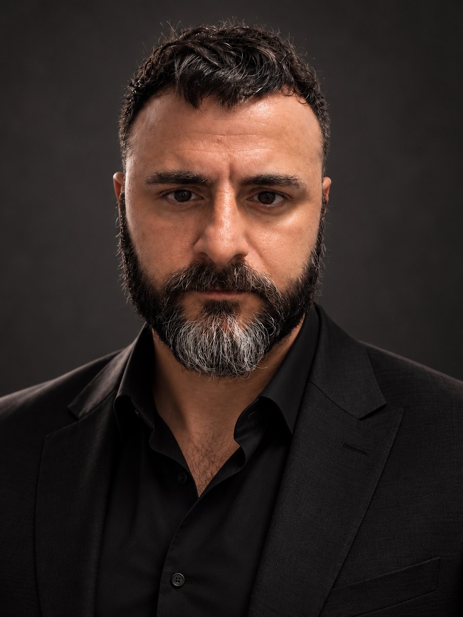 Portrait of Cem Niyazi Divarci, founder of Divarci Media X